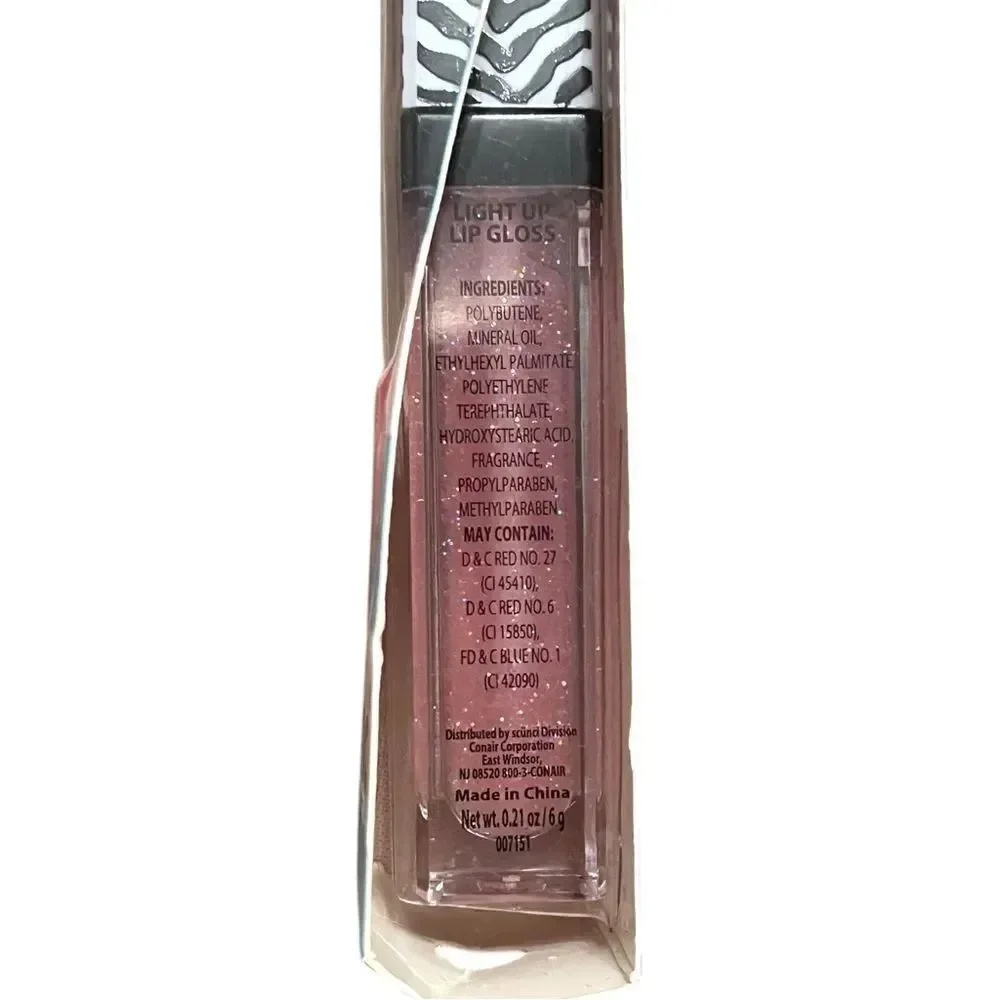 🤯5/$25🤯 Scunci Pink Glitter Light Up Lip Gloss